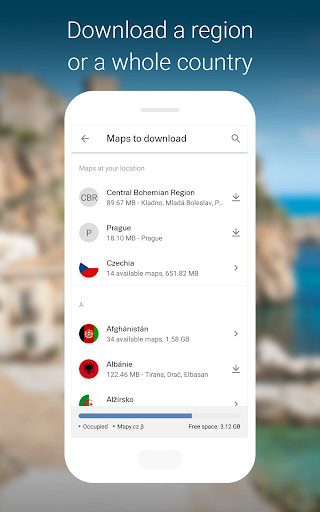 Mapy.cz navigation & offline maps स्क्रीनशॉट 2