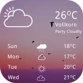 Sunny Weather Widget on 9Apps