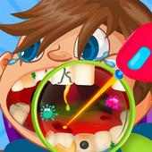Kinder Zahnarzt Verrückt Spaß Spiele