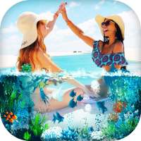 3D Water Effects : Aquarium Underwater Photo Frame on 9Apps