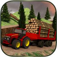 Log Transporter Tracteur Grue