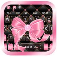 Luxury Pink Bow Keyboard