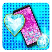 Crystal Diamonds Keyboard Theme on 9Apps