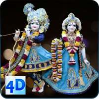 4D Radha Krishna Murti Darshan Live Wallpaper on 9Apps