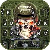 ثيم لوحة المفاتيح Skull Soldier