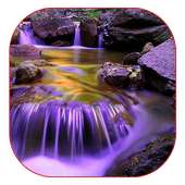 cascada púrpura
