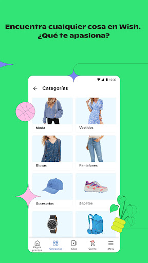 Wish: compra y ahorra screenshot 2