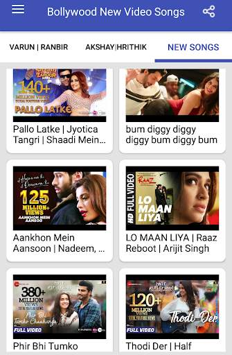 Bollywood New Video Songs - New Hindi Song screenshot 1