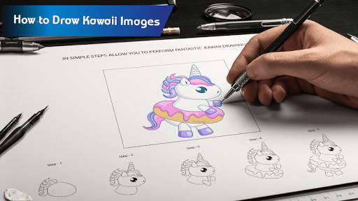 Learn to draw kawaii and kawaii screenshot 4