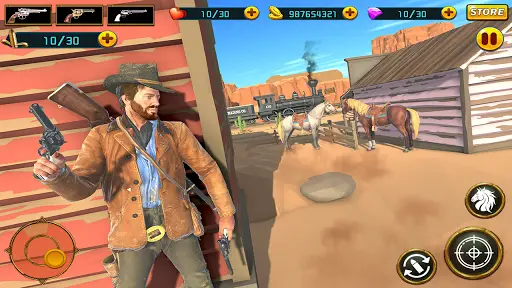 Western cowboy gun shooting fighter open world Download APK for Android ( Free)