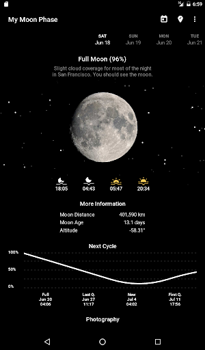 My Moon Phase - Lunar Calendar & Full Moon Phases screenshot 4