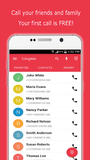TringMe - Cheap International Calls screenshot 1