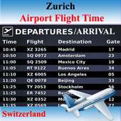 Zurich Airport Flight Time on 9Apps