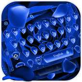 Blue Rose Petal Keyboard on 9Apps