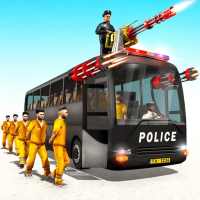 Tir de bus de police - avion de police