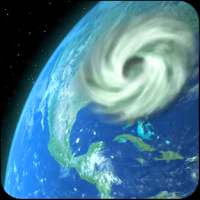 Carte du vent 🌪 Suivi de l'ouragan (Terre 3D)