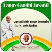 Gandhi Jayanti DP Maker on 9Apps