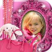 Pink Photo Frames Editor