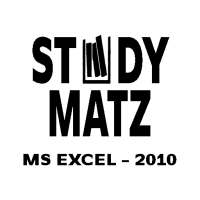 StudyMatz - MS Excel 2010