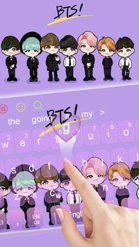 bts theme keyboard