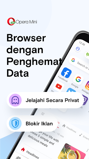 Opera Mini - web browser cepat screenshot 1