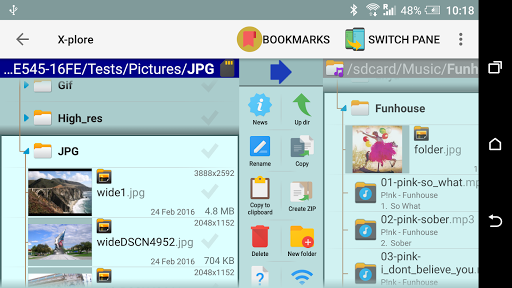 X-plore File Manager screenshot 1