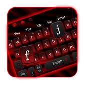 لوحة المفاتيح السوداء الحمراء on 9Apps