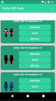 Entity 303 Herobrine Skins for Minecraft PE APK Download 2023 - Free - 9Apps