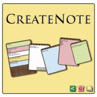 CreateNote: Notes, Alarm, Colors, Text to Speech