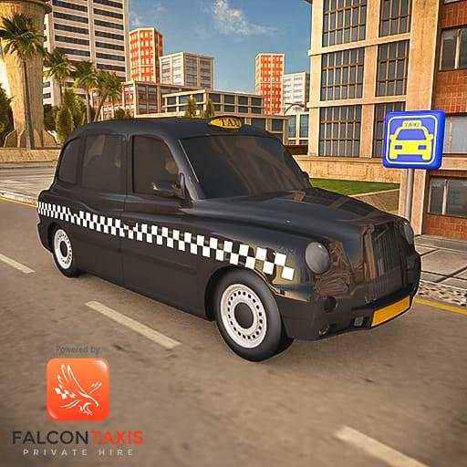 Falcon City Taxi Driving Game: City Taxi Simulator