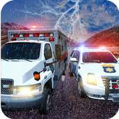911救助シャトル運転 - 空気救急車ゲーム3d