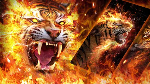 Flame Tiger Live Wallpaper ดาวน์โหลดแอป 2023 - ฟรี - 9Apps