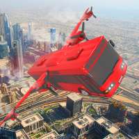 Ultimate Futuristic flying bus Driving Simulator