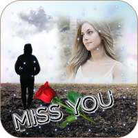 Miss You Photo Frame on 9Apps