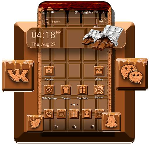 Chocolate Bar Theme Launcher