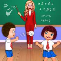 جنون معلم المدرسة الثانوية: الافتراضية للأطفال