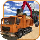 Heavy Crane Excavator 3D
