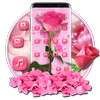 3d pink rose theme on 9Apps