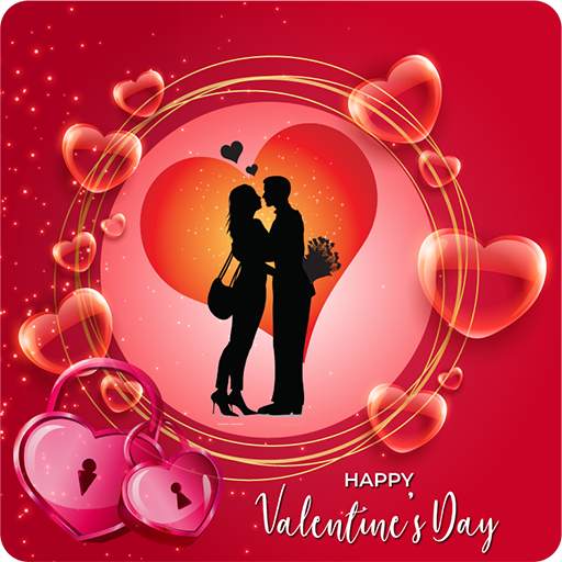 Happy Valentine's Day Photo Frame 2021:  Romantic