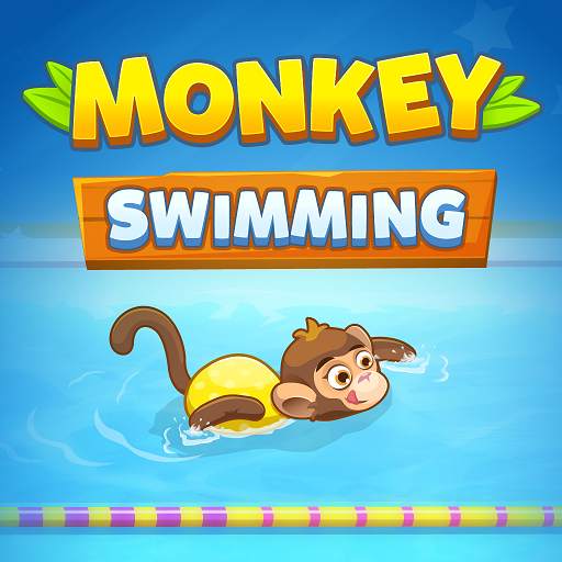 Monkey Swimming