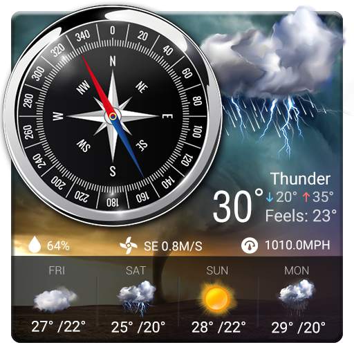 Live weather background app