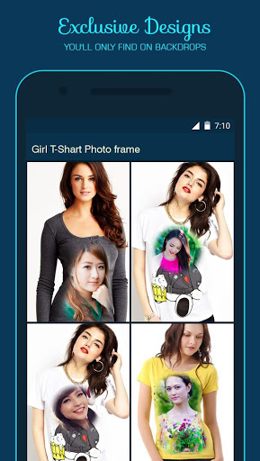Girl T Shirt Photo Frame screenshot 1