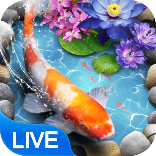 Koi Fish Theme & Lively 3D Ripple Effect