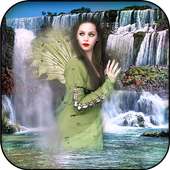 Waterfall Photo Frame on 9Apps