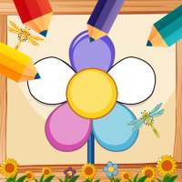 Coloring Flowers - Paint Art Game