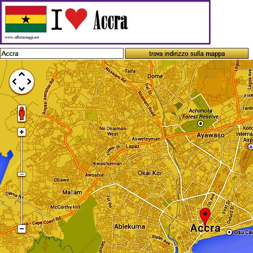 Accra map