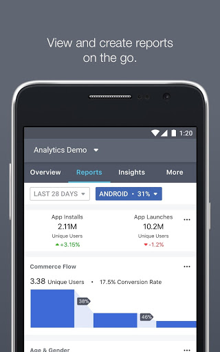 Facebook Analytics 2 تصوير الشاشة