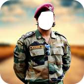 Men Army Suit Photo Editor