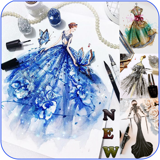 Sketch Evening Dress Fashion Illustration On Stock Illustration 2300946691  | Shutterstock