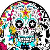 Sugar Skull Tattoo Art Paint By Number Coloring